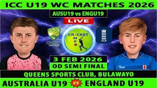 Australia U19 vs England U19 | AUSU19 vs ENGU19 | 1st Semi Final of U19 World Cup 2026 | ENG vs AUS