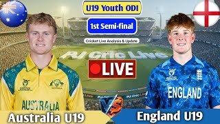 Australia U19 Vs England U19 ODI Match | Live Score Analysis & Discussion | AUS vs ENG ODI Live