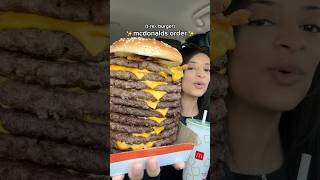 My $50 ten patty mcdonalds order🍔