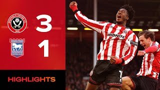 Sheffield United 3-1 Ipswich Town | EFL Championship highlgihts