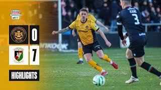 HIGHLIGHTS | Carrick Rangers 0 - 7 Glentoran