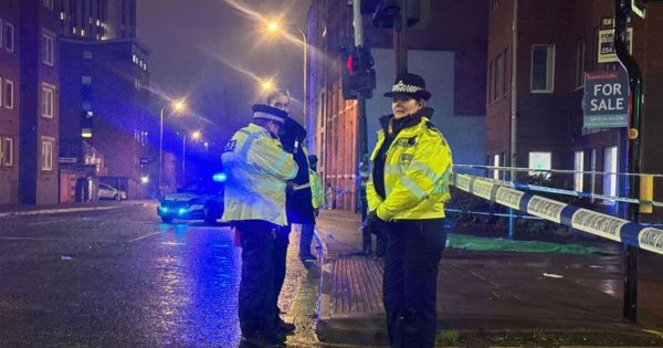 Major police presence and multiple cordons set up by city university 