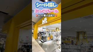 ロフトでシール探し！ついに大量GET✨ #シール #シール帳