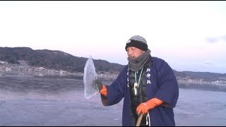 「御神渡り」出現に期待　諏訪湖の湖面7～8割に薄い氷　諏訪の23日の最低気温は－8.8℃