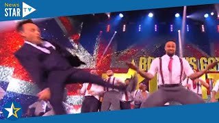 Ant McPartlin cries 'don't know if I'm OK' after falling during BGT live show