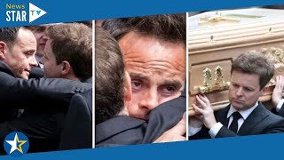 Dec Donnelly embraced by Ant McPartlin as he lays beloved brother Dermott to rest