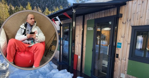 Wioska olimpijska, jak pole kempingowe. 377 domków. Jest pierwsza relacja Polaków