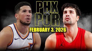 Phoenix Suns vs Portland Trail Blazers Full Game Highlights – February 3, 2026 | NBA Season