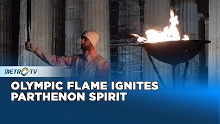 Olympic Flame Shines at Parthenon Ahead of Milan Cortina 2026 Relay Night