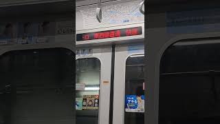 【鮮やかな色に】東葉高速2111F 車内案内LEDフルカラー更新 #東葉高速鉄道 #東京メトロ東西線