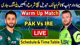 Pakistan Vs Ireland Warm Up Match Schedule & Playing 11 | Pak vs Ireland warm up match schedule 2026