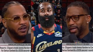 Carmelo, Vince & T-Mac react to James Harden trade to Cavs for Darius Garland