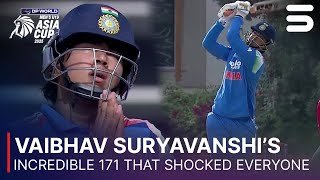 Vaibhav Suryavanshi’s Explosive 171 Runs | UAE U19 vs India U19 | Asia Cup Men's U19 | M 1 | ZI1K