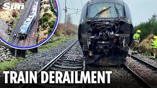 Glasgow to London Avanti train derailment - passengers rushed to safety