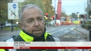 Croydon Train Derailment: BBC London News 11.11.2016