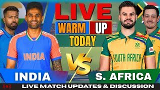 🔴 INDIA vs SOUTH AFRICA Live | IND vs SA warm-up Live Match Today | Live Cricket Score & analysis