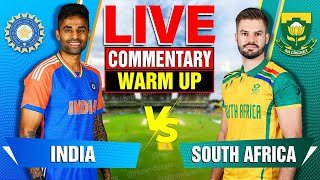 🔴 LIVE: India vs South Africa | T20 World Cup 2026 Warm-Up Match Commentary