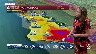 Heavy rain prompts flash flood warnings for much of the Central Coast