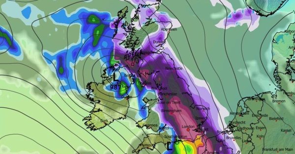Brits face three blizzards bringing 20 inches of snow - major cities will be hit