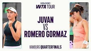 Kaja Juvan vs. Leyre Romero Gormaz | 2025 Hamburg Quarterfinal | WTA Match Highlights