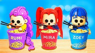 WOW! Meet LEGO KPop Demon Hunters 😱 *DIY Gadgets & Cool Paper Crafts*