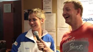 Capital One Celebrity Bonspiel - Peter Steski Interviews Eve Muirhead