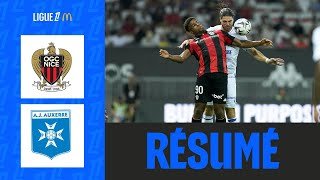 Diouf XXL, Nice LANCE sa saison contre Auxerre | 2ème journée - Ligue 1 McDonald's 25/26