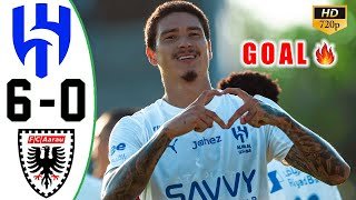 Nunez Debut 🔥 Al Hilal vs Aarau 6-0 All Goals & Highlights 2025