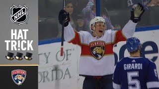 Nick Bjugstad's first career hat trick