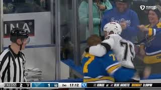 Samuel Helenius Drops The Gloves With Nick Bjugstad After Hit On Brandt Clarke