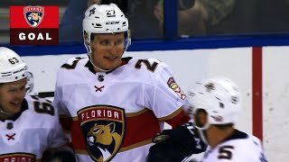 Panthers' Nick Bjugstad records first career hat trick