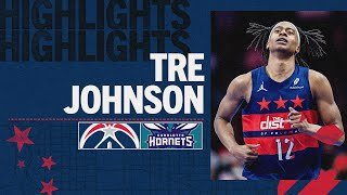 Tre Johnson has a career-high of 26 points at Charlotte Hornets | 01.24.26