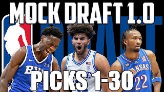 2026 NBA Mock Draft 1.0! (Picks 1-30)