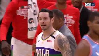 JJ Reddick's Reaction To Jaxson Hayes Putback Slam