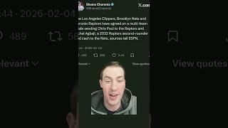 TORONTO RAPTORS ACQUIRE CHRIS PAUL!