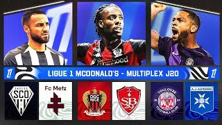 🔴 MULTIPLEX LIGUE 1 | NICE - BREST : 2 - 2 / TOULOUSE - AUXERRE : 0 - 0 / ANGERS - METZ : 1 - 0