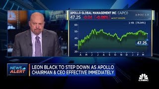 Jim Cramer on Leon Black leaving Apollo completely
