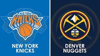 New York Knicks vs Denver Nuggets NBA Live Scoreboard