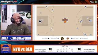 New York Knicks vs Denver Nuggets Play-By-Play