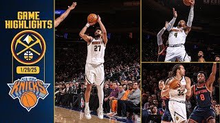 Denver Nuggets vs. New York Knicks Full Game Highlights  📺 | 1/29/25