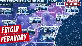 February Outlook: Polar Vortex Calls For More Below-Average Temperatures Across The Eastern U.S.