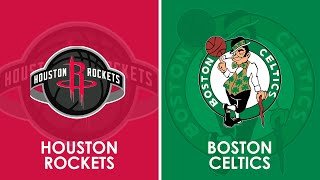 Houston Rockets vs Boston Celtics NBA Live Scoreboard