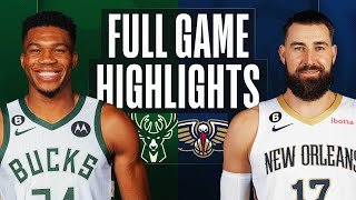 BUCKS at PELICANS | NBA FULL GAME HIGHLIGHTS | December 19, 2022