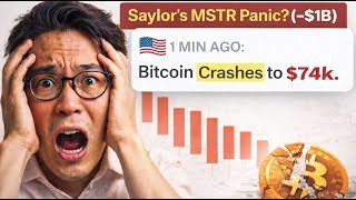1 MIN AGO: Bitcoin Crashes to $74k. Saylor’s MSTR Underwater (-$1B)