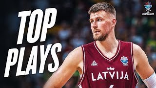 Kristaps Porzingis' BEST PLAYS of FIBA EuroBasket 2025
