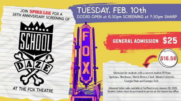 Local Event: Spike Lee Brings “School Daze” Home to Atlanta for a 38th Anniversary Celebration