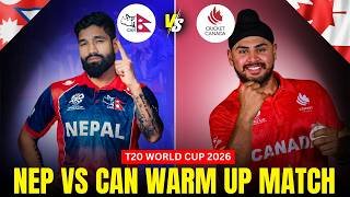 Nepal vs Canada Warm-Up Live Details & Preview | Final Team Combination Before T20 World Cup