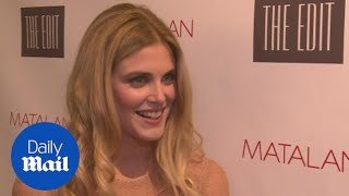 Ashley James stuns in a little blue dress at Matalan launch - Daily Mail