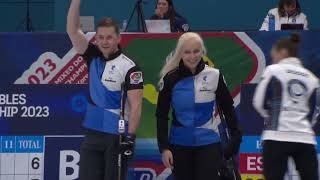 #wmdcc2023 Freeze:100%! Kaldvee/Lill (EST) steals the win from 2021 champions Dodds/Mouat (SCO)!