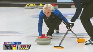 FEATURE  Lott Lott vs  Kaldvee Lill   Draw 1   Mixed Doubles Super Series   Moose Jaw XCM